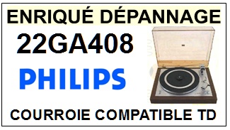 PHILIPS-22GA408-COURROIES-COMPATIBLES