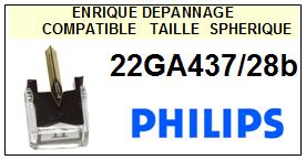 PHILIPS-22GA437/28B-POINTES-DE-LECTURE-DIAMANTS-SAPHIRS-COMPATIBLES
