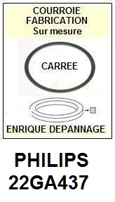 PHILIPS-22GA437-COURROIES-COMPATIBLES