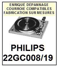 PHILIPS-22GC008/19-COURROIES-ET-KITS-COURROIES-COMPATIBLES