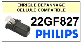 PHILIPS<br> 22GF827 Cellule (cartridge) pour tourne-disques <BR><SMALL>c+cel 2015-04</small>