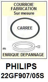 PHILIPS-22GF907/05S 22GF907 05S-COURROIES-COMPATIBLES