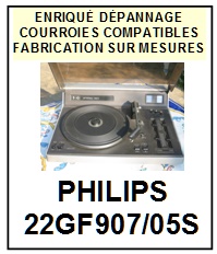 PHILIPS-22GF907/05S 22GF907 05S-COURROIES-COMPATIBLES