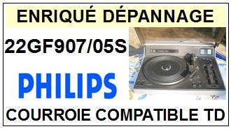 PHILIPS-22GF907/05S 22GF907 05S-COURROIES-COMPATIBLES