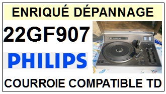 PHILIPS-22GF907-COURROIES-COMPATIBLES