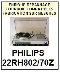 PHILIPS-22RH802/70Z-COURROIES-COMPATIBLES