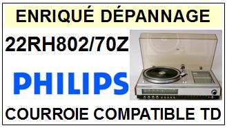 PHILIPS-22RH802/70Z-COURROIES-COMPATIBLES