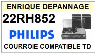 PHILIPS-22RH852-COURROIES-COMPATIBLES