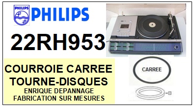 PHILIPS-22RH953-COURROIES-COMPATIBLES
