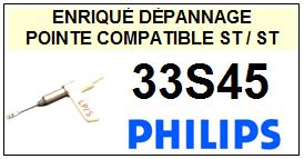 PHILIPS-33S45-POINTES-DE-LECTURE-DIAMANTS-SAPHIRS-COMPATIBLES