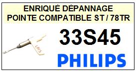 PHILIPS-33S45-POINTES-DE-LECTURE-DIAMANTS-SAPHIRS-COMPATIBLES