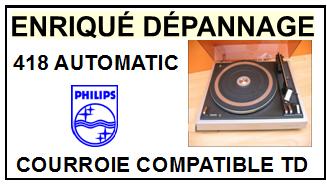 PHILIPS-418 AUTOMATIC-COURROIES-COMPATIBLES