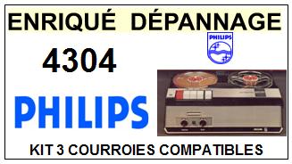 PHILIPS-4304-COURROIES-COMPATIBLES