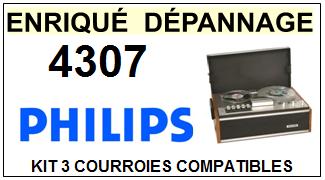 PHILIPS-4307-COURROIES-COMPATIBLES
