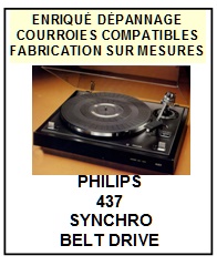 PHILIPS-437 SYNCHRO BELT DRIVE-COURROIES-COMPATIBLES