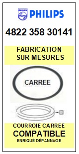 FICHE-DE-VENTE-COURROIES-COMPATIBLES-PHILIPS-482235830141 4822-358-30141