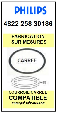 FICHE-DE-VENTE-COURROIES-COMPATIBLES-PHILIPS-482235830186 4822-358-30186