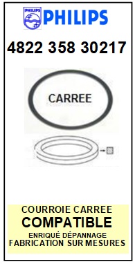 FICHE-DE-VENTE-COURROIES-COMPATIBLES-PHILIPS-482235830217 4822-358-30217