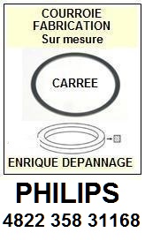 FICHE-DE-VENTE-COURROIES-COMPATIBLES-PHILIPS-482235831168 4822 358 31168