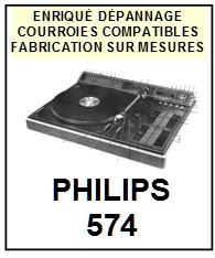 PHILIPS-574-COURROIES-ET-KITS-COURROIES-COMPATIBLES