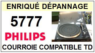 PHILIPS  5777    Courroie Compatible Tourne-disques