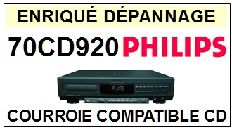 PHILIPS-70CD920-COURROIES-COMPATIBLES