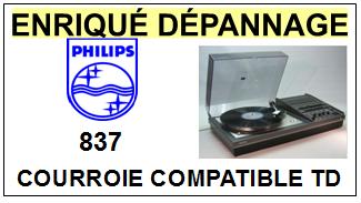 PHILIPS  837    Courroie Compatible Tourne-disques