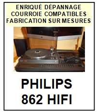 PHILIPS-862HIFI 862 HIFI-COURROIES-COMPATIBLES