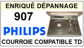 PHILIPS-907-COURROIES-COMPATIBLES