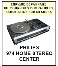 PHILIPS-974 HOME STEREO CENTER-COURROIES-ET-KITS-COURROIES-COMPATIBLES