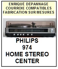 PHILIPS-974 HOME STEREO CENTER-COURROIES-ET-KITS-COURROIES-COMPATIBLES
