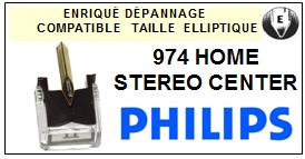 PHILIPS-974 HOME STEREO CENTER-POINTES-DE-LECTURE-DIAMANTS-SAPHIRS-COMPATIBLES