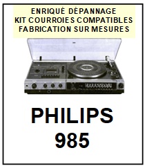 PHILIPS-985-COURROIES-COMPATIBLES