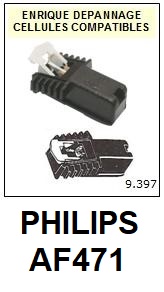 PHILIPS AF471  <BR>Cellule  pour tourne-disques (<B>cartridge</B>)<SMALL> 2018 JANVIER</small>