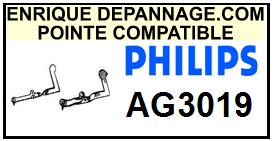 PHILIPS-ag3019-POINTES-DE-LECTURE-DIAMANTS-SAPHIRS-COMPATIBLES