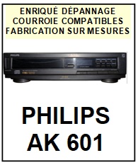 PHILIPS-AK601-COURROIES-COMPATIBLES