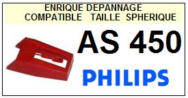 PHILIPS-AS450  AS-450-POINTES-DE-LECTURE-DIAMANTS-SAPHIRS-COMPATIBLES