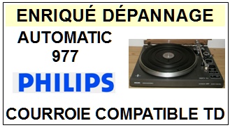 PHILIPS-AUTOMATIC 977-COURROIES-COMPATIBLES