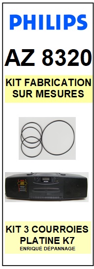 PHILIPS-AZ8320-COURROIES-ET-KITS-COURROIES-COMPATIBLES