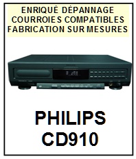 PHILIPS-CD910-COURROIES-ET-KITS-COURROIES-COMPATIBLES