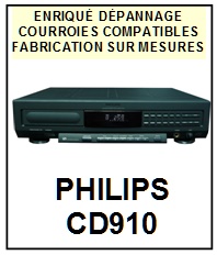 PHILIPS-CD910-COURROIES-COMPATIBLES