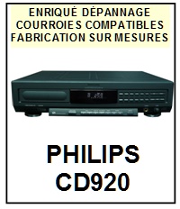 PHILIPS-CD920-COURROIES-ET-KITS-COURROIES-COMPATIBLES
