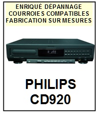 PHILIPS-CD920-COURROIES-COMPATIBLES