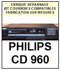 PHILIPS-CD960-COURROIES-COMPATIBLES