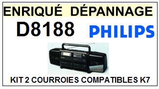PHILIPS-D8188-COURROIES-COMPATIBLES
