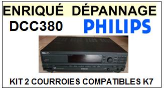 PHILIPS-DCC380 DIGITAL COMPACT CASSETTE (DCC)-COURROIES-ET-KITS-COURROIES-COMPATIBLES