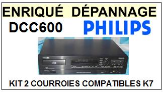 PHILIPS-DCC600 DIGITAL COMPACT CASSETTE (DCC)-COURROIES-COMPATIBLES