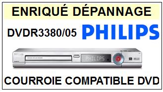 PHILIPS-DVDR3380/05 DVD-R3380-05-COURROIES-COMPATIBLES