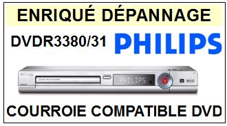 PHILIPS-DVDR3380/31-COURROIES-COMPATIBLES