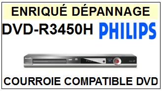 PHILIPS-DVDR3450H DVD-R3450H-COURROIES-COMPATIBLES